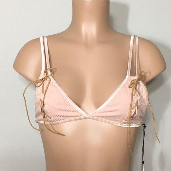 New. Tularosa lace-up bra top. NWT - Picture 2 of 5